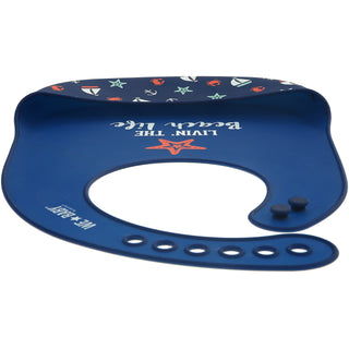 Beach Life 12" Silicone Catch All Bib