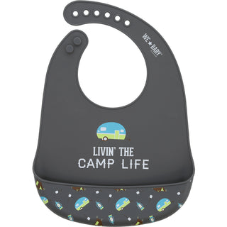 Camp Life 12" Silicone Catch All Bib