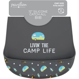 Camp Life 12" Silicone Catch All Bib