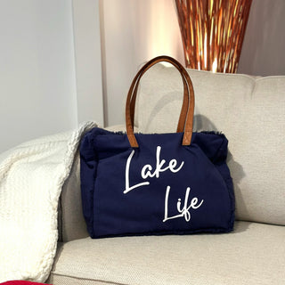 Lake Canvas Tote