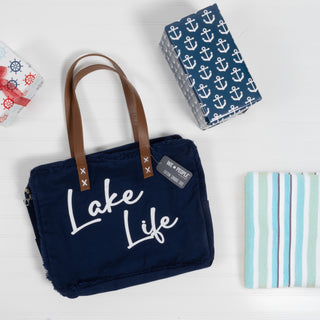 Lake Canvas Tote