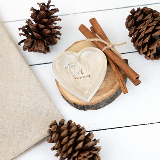 Love You Camp 4" Wood Keepsake Dish