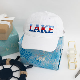 Lake White Adjustable Hat