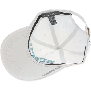 Beach White Adjustable Hat