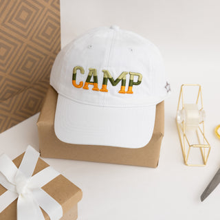 Camp White Adjustable Hat