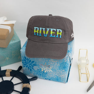 River Dark Gray Adjustable Hat