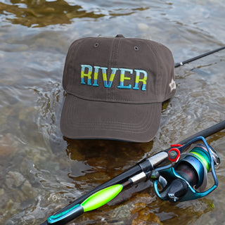 River Dark Gray Adjustable Hat