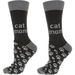 Cat Mom Ladies Crew Socks