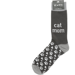 Cat Mom Ladies Crew Socks