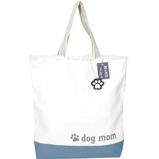 Dog Mom Canvas Tote Bag