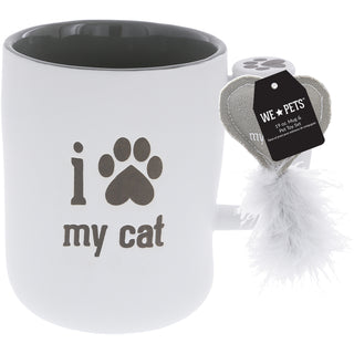 My Cat/My Human 18 oz Mug & Pet Toy Set