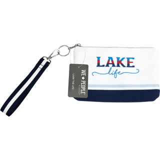 Lake Life 8" x 5" Canvas Wristlet