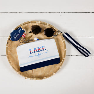 Lake Life 8" x 5" Canvas Wristlet