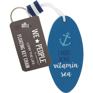 Vitamin Sea Floating Key Chain