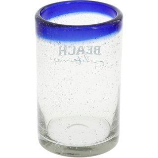 Beach Life 15 oz Bubble Glass