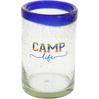 Camp Life 15 oz Bubble Glass