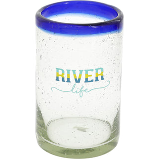 River Life 15 oz Bubble Glass