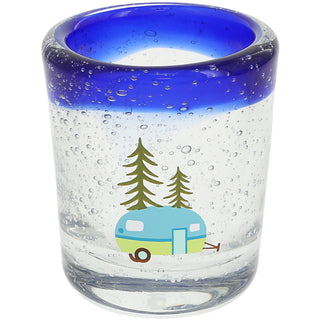 Camper & Trees Bubble Shot Glass