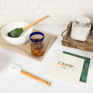 Camp Life Spatula and Reusable Dish Cloth Set (2 of Each)