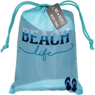 Beach 100% Polyester Microfiber Beach Towel