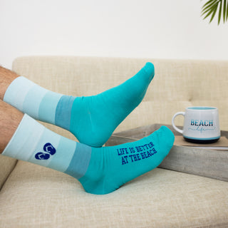 At The Beach Unisex Crew Sock