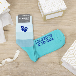 At The Beach Unisex Crew Sock