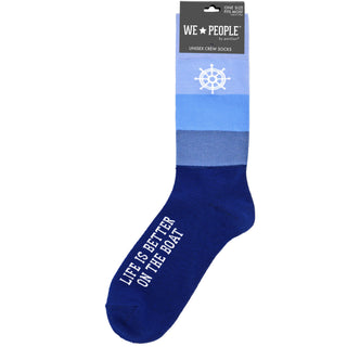 On The Boat Unisex Crew Sock