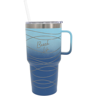 Beach Life 30 oz Travel Tumbler