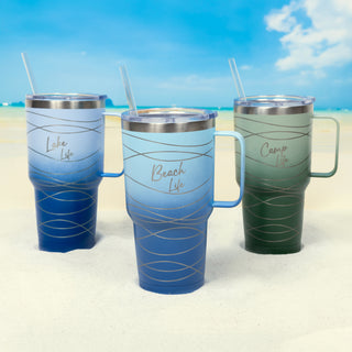 Beach Life 30 oz Travel Tumbler