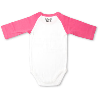 Mermaid 3/4 Length Pink Sleeve Onesie