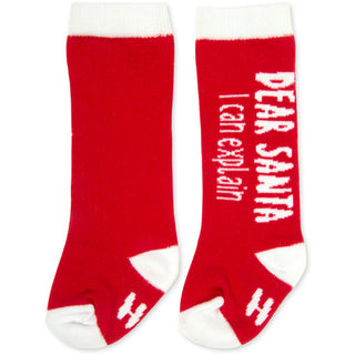 Dear Santa Baby Knee Highs