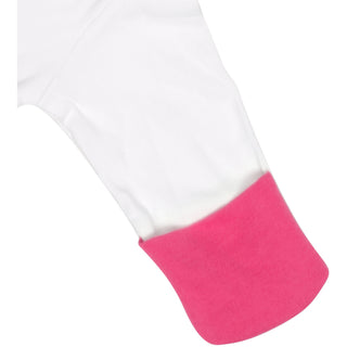 Snuggle 0-6 Months Pink Trimmed Sleeper