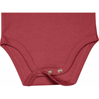 Ask Grandma 6-12 Months 3/4 Length Sleeve Maroon Onesie