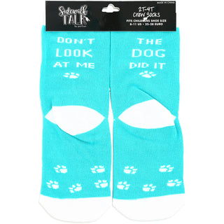 Dog Did It 2T-4T Crew Socks