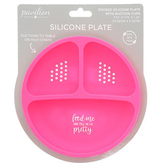 I'm Pretty 7.75" Divided Silicone Suction Plate