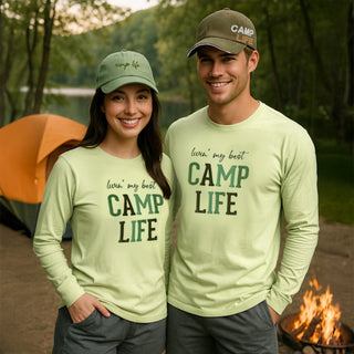 Camp Life Light Sage Unisex Long Sleeve T-Shirt