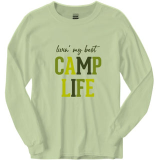 Camp Life Light Sage Unisex Long Sleeve T-Shirt