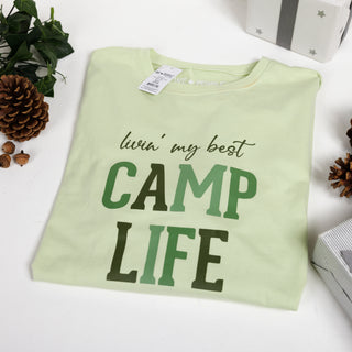 Camp Life Small Light Sage Unisex Long Sleeve T-Shirt
