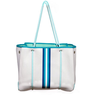 Beach Life Neoprene Tote Bag with Tethered Inner Pouch