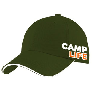 Camp Life Dark Green Adjustable Hat