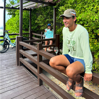 Camp Life Dark Green Adjustable Hat