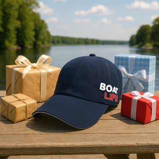 Boat Life Navy Adjustable Hat