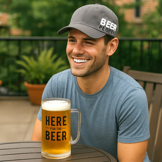 Beer People Dark Gray Adjustable Hat