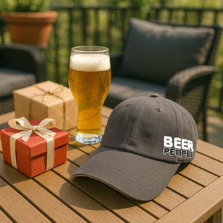 Beer People Dark Gray Adjustable Hat