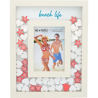 Beach Life 8" x 10" Picture Frame (Holds 3.5" x 5.5" Photo)