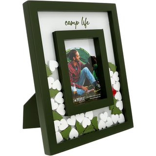 Camp Life 8" x 10" Picture Frame (Holds 3.5" x 5.5" Photo)