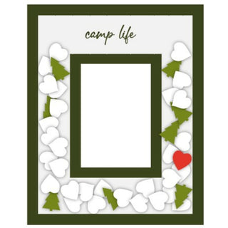 Camp Life 8" x 10" Picture Frame (Holds 3.5" x 5.5" Photo)