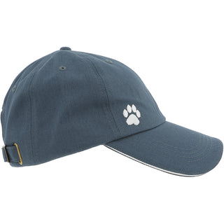 Dog Mom Dusty Blue Adjustable Hat