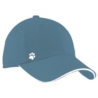 Dog Mom Dusty Blue Adjustable Hat