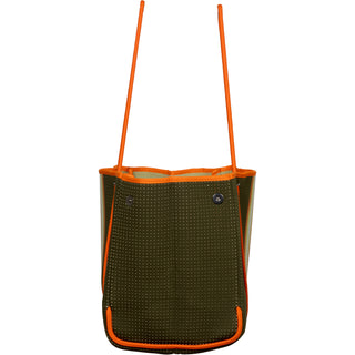 Camp Life Neoprene Tote Bag with Tethered Inner Pouch